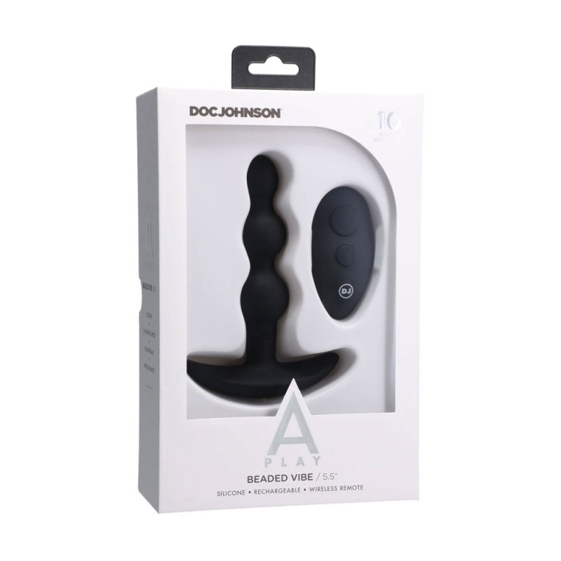 Doc Johnson A-play Beaded Vibe Anal Plug With Remote 2