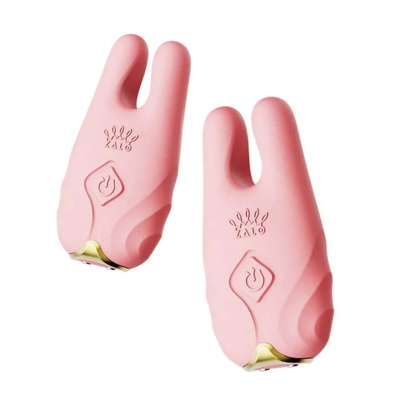 Zalo Nave Vibrating Nipple Clamp pink