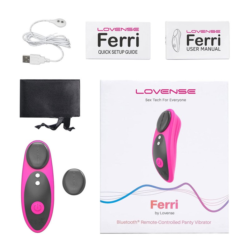 Lovense Ferri Wearable Vibrator pink