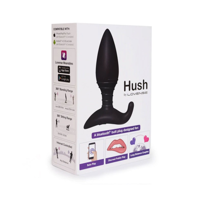 Lovense Hush Remote Cntrol Vibrating Butt Plug