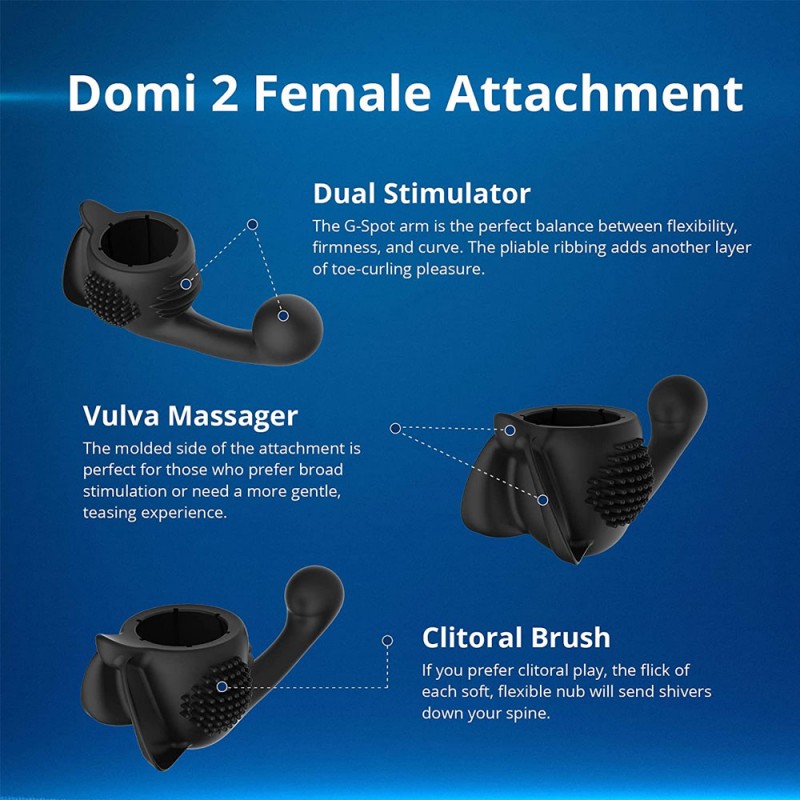 Domi 2 Classic Wand Vibrator Accessories 2