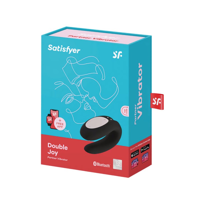 Satisfyer Double Joy U-Shaped Clitoral G-Spot Vibrator