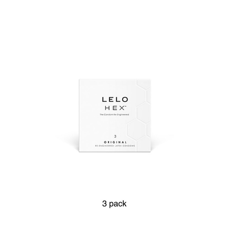 Lelo Hex Original Condoms 3pack
