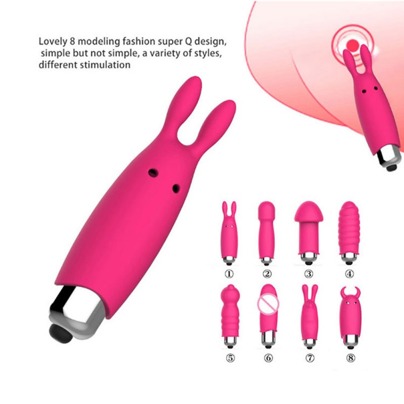 Mini Rabbit Clitoral G-Spot Vibrator Massager
