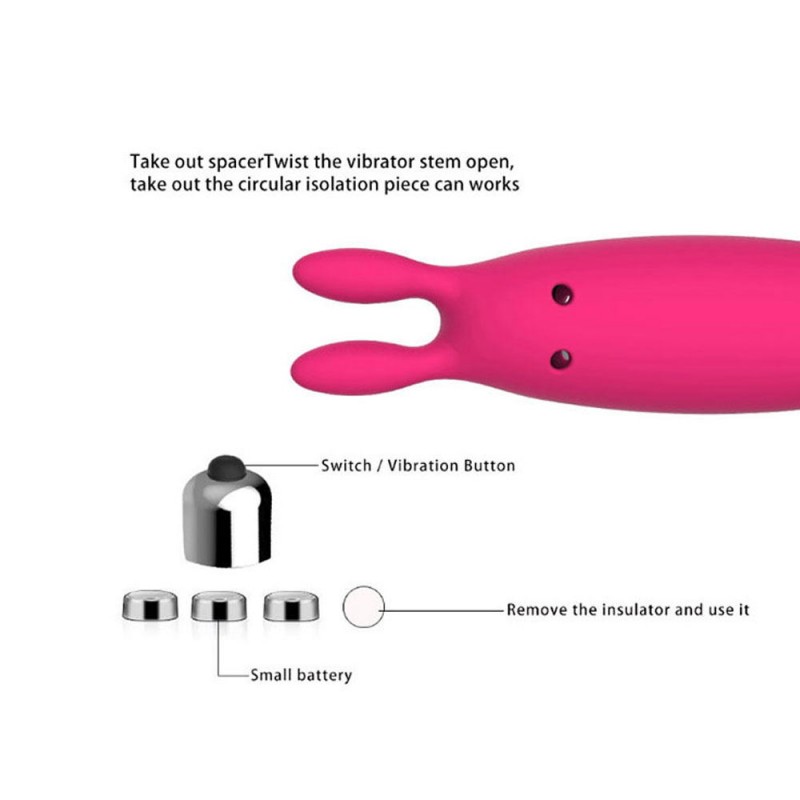Mini Rabbit Clitoral G-Spot Vibrator Massager