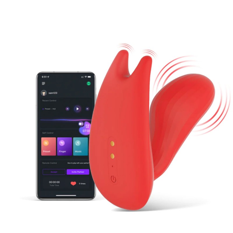  Magic Motion Wearable Panty Vibrator with APP,Remote