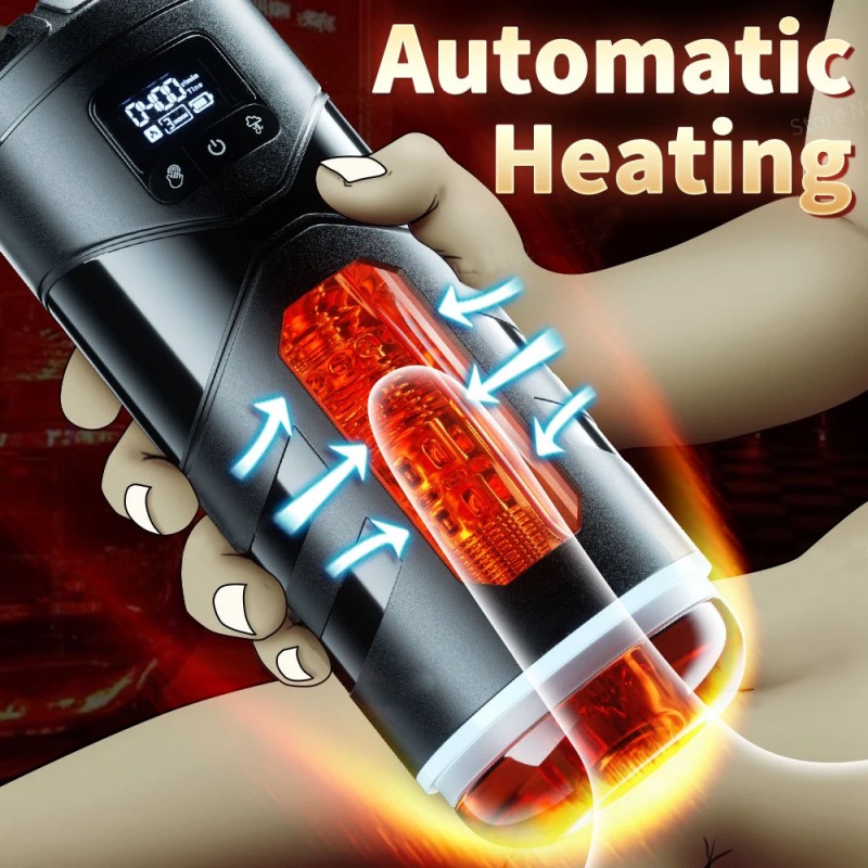 Newest Heating Sucking Automatic Masturbator 3