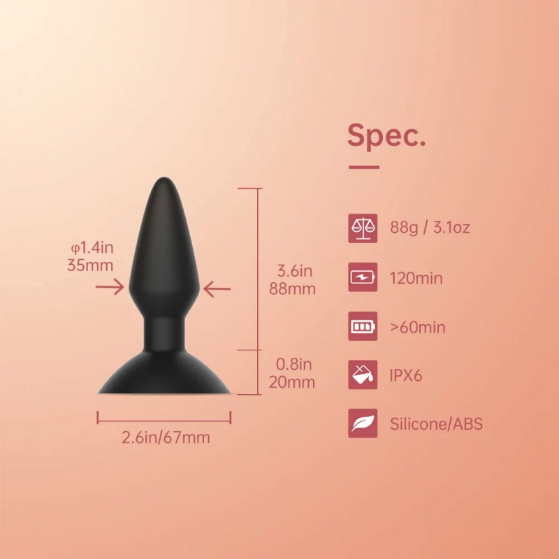 Magic Motion Equinox Anal Butt Plug App Controlled
