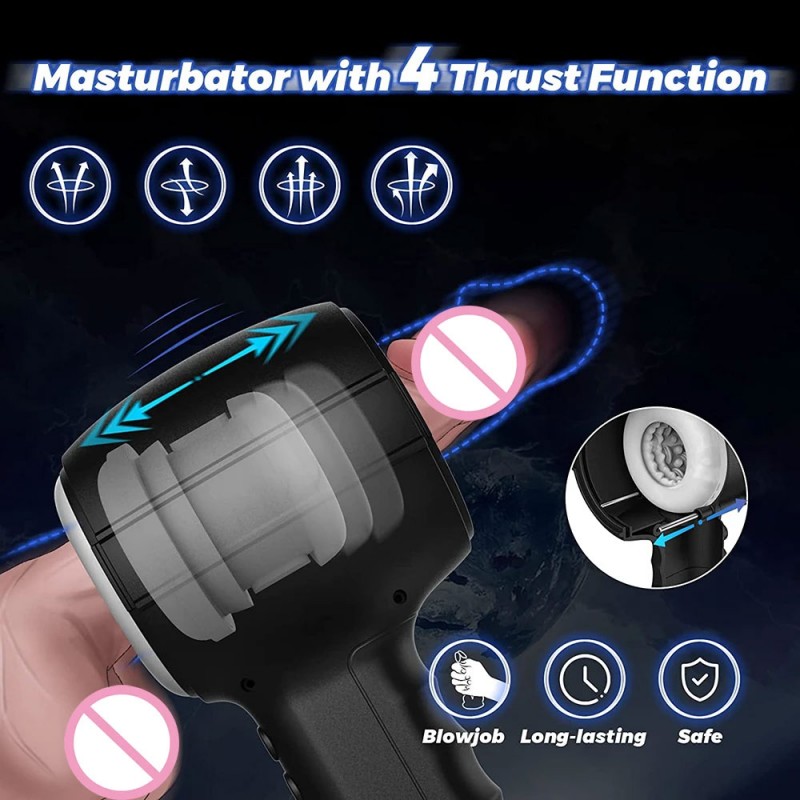 Automatic Thrusting Vibration Male Masturbator5