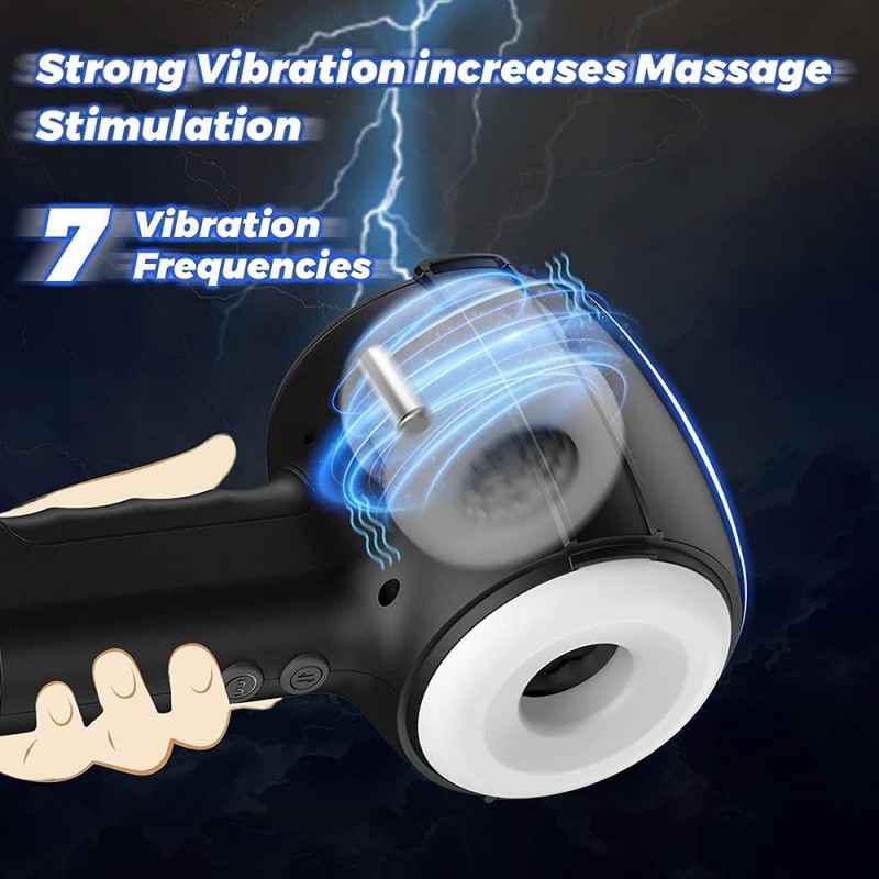 Automatic Thrusting Vibration Male Masturbator1