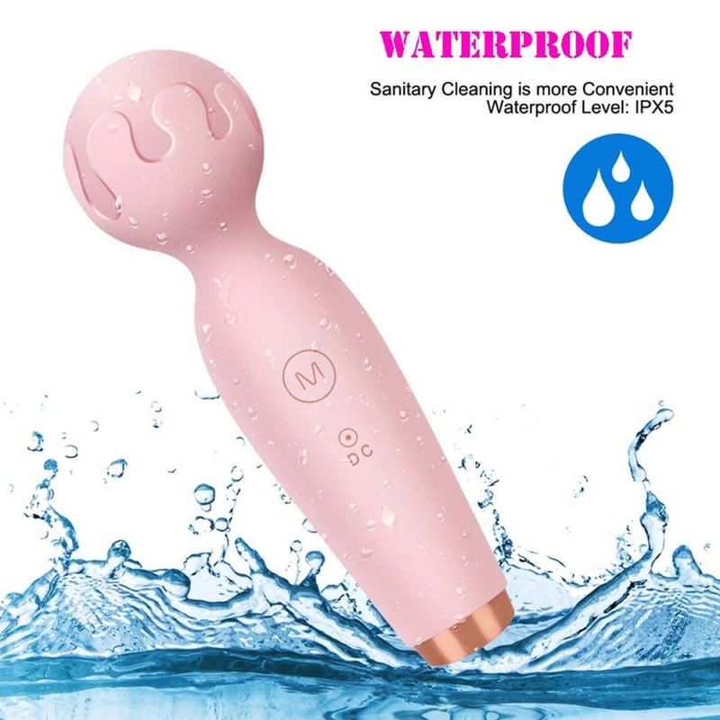 Mini Magic Wand Powerful Clitorial Vibrator Massager