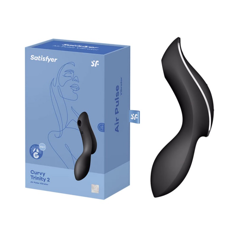 Satisfyer Curvy Trinity 2 Insertable Air Pulse Vibrator