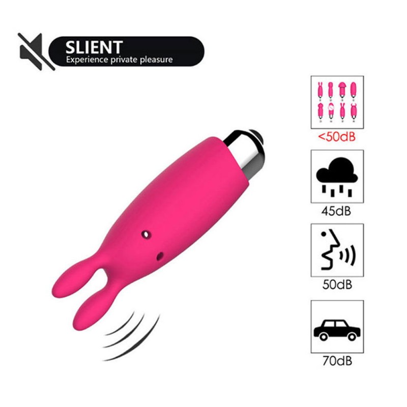 Mini Rabbit Clitoral G-Spot Vibrator Massager