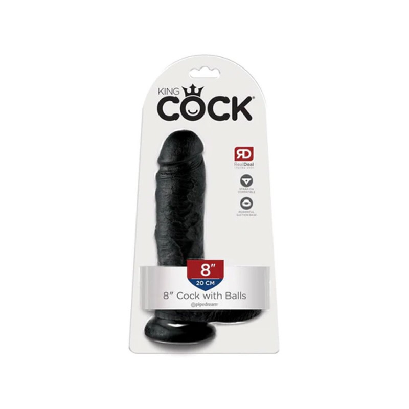 Pipedream King Cock 8 Inch Dildo with Balls