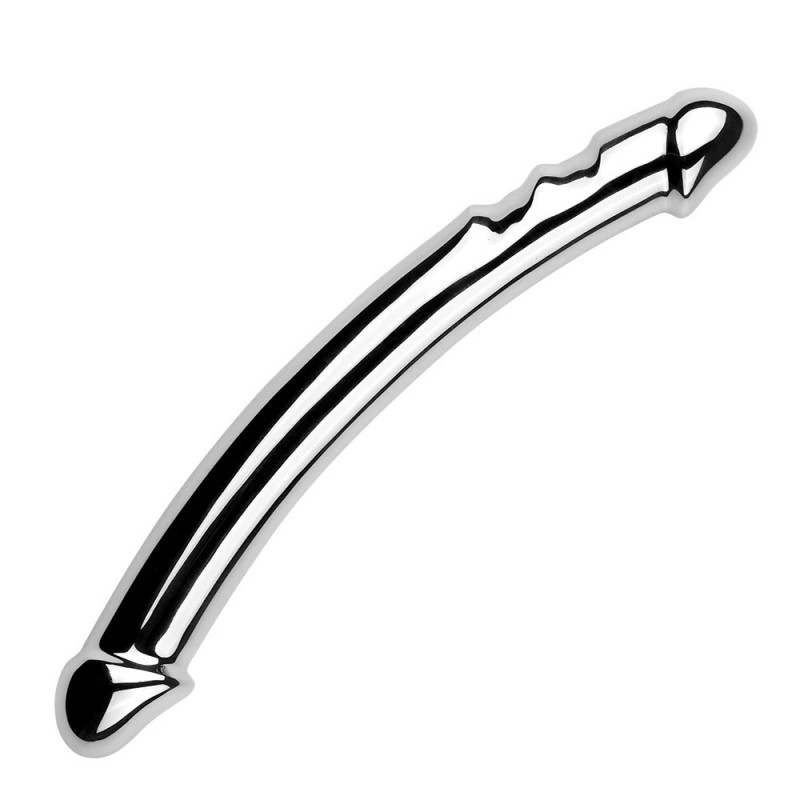Stainless Steel Metal Double Ended Dildo 1