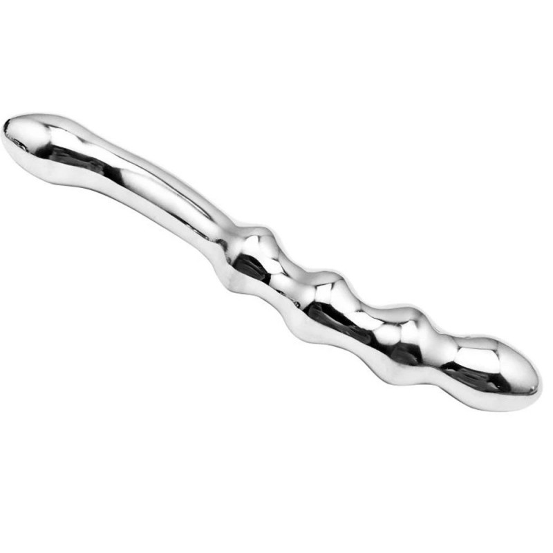 Double Ended Metal 8 inch Dildo 3