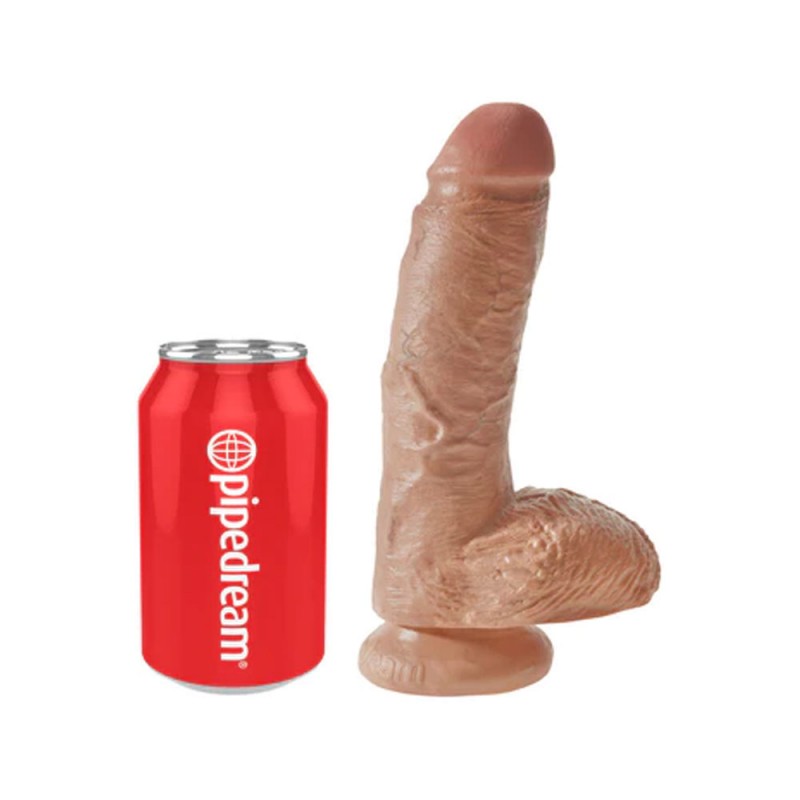 Pipedream King Cock 8 Inch Dildo with Balls