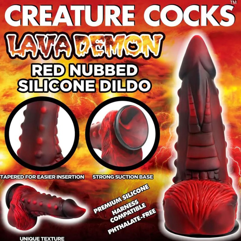 Creature Cocks Lava Demon Monster Dildo 5