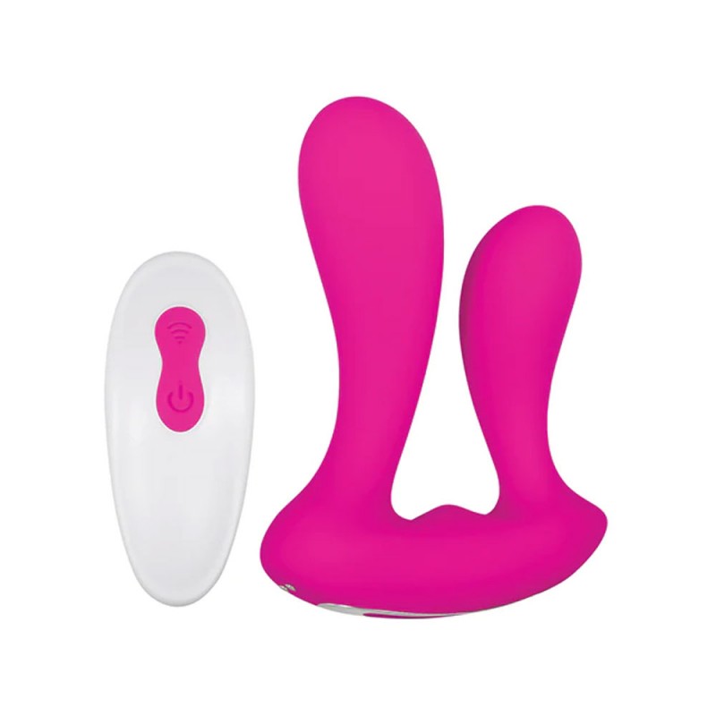 Adam & Eve Dual Entry Vibrator With Remote Control