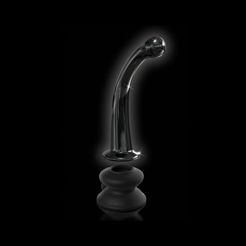 Pipedream Icicles No. 87 - Glass Suction Cup G-spot Wand 1