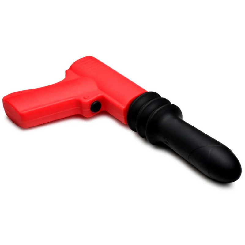 Master Series Thrusting Pistola Rechargeable Silicone Vibrator 4