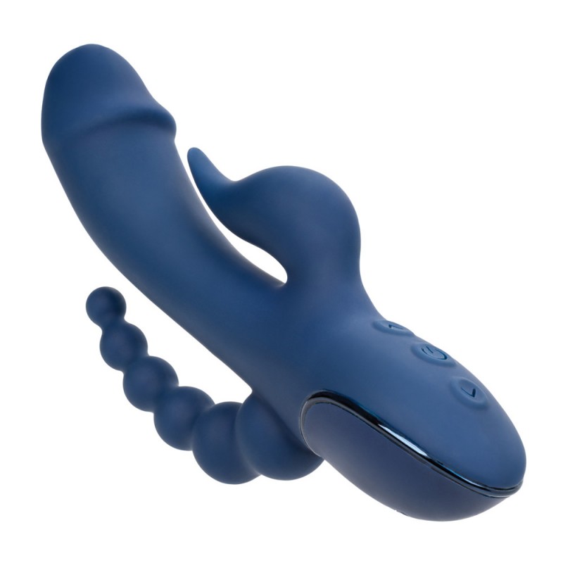 CalExotics III Triple Orgasm Rechargeable Silicone Stimulating Vibrator 3