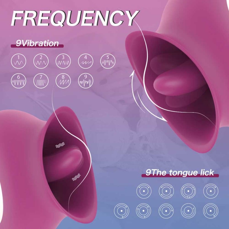 Venusfun Vibrator for Women G-Spot Licking Dildo Clit Nipple Stimulator 1