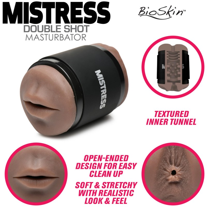 Curve Toys Double Shot Ass And Mouth Stroker 3