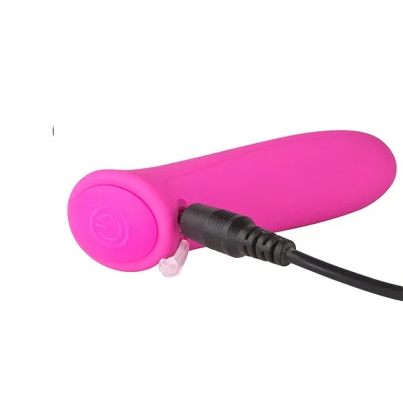 Pretty In Pink Silicone Bullet Vibrator 2
