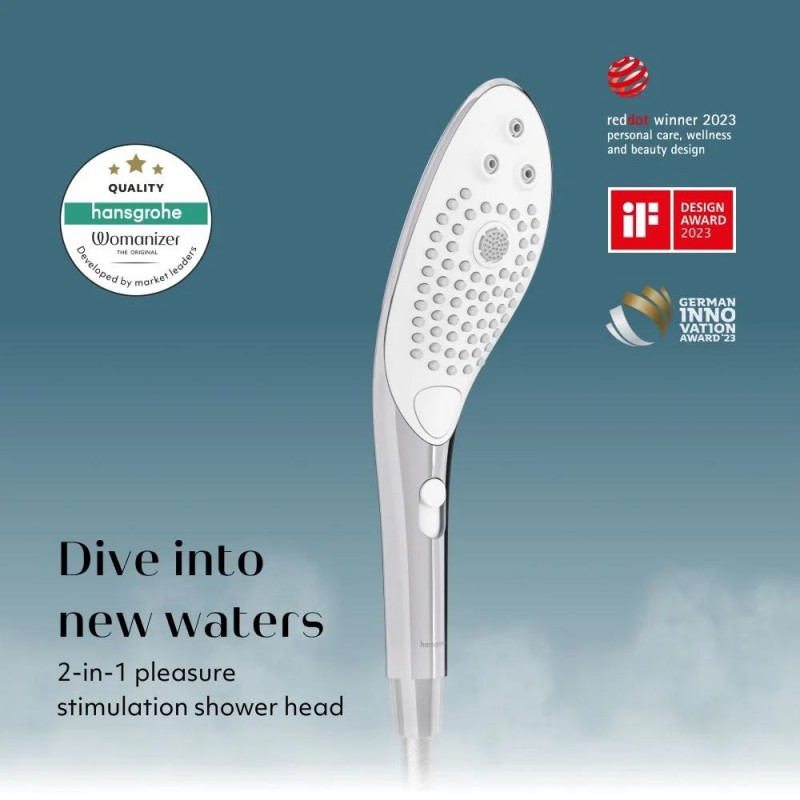 Womanizer & Hansgrohe Wave 2-in-1 Pleasure Stimulation Shower Head