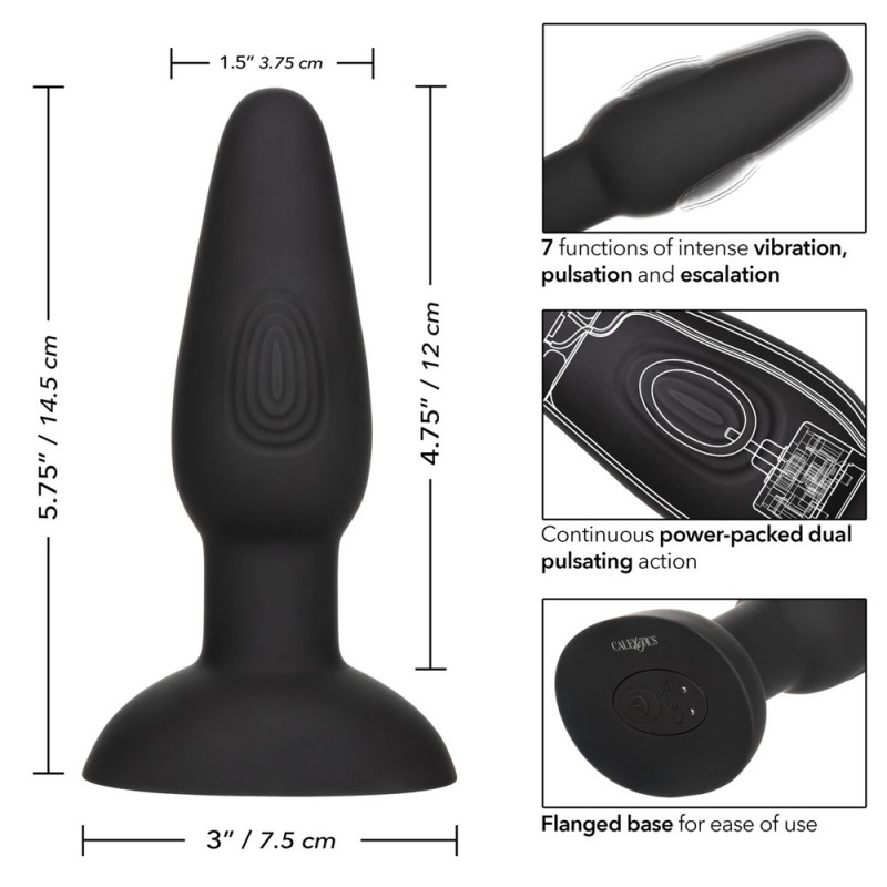 Calexotics Bionic Dual Pulsating Probe Butt Plug 6