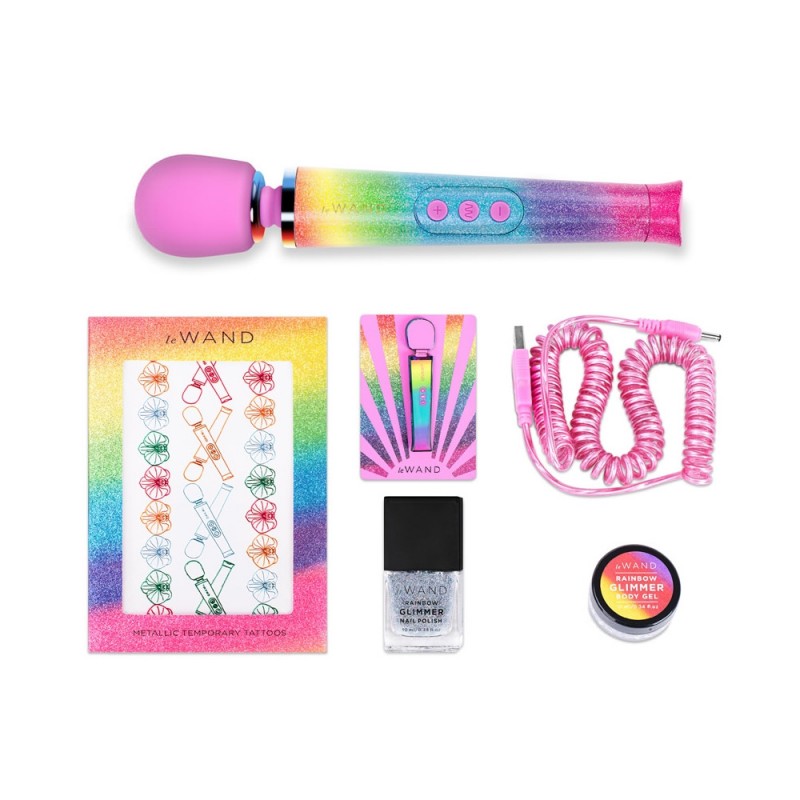 Le Wand Rainbow Ombre Petite Wand Massager 4