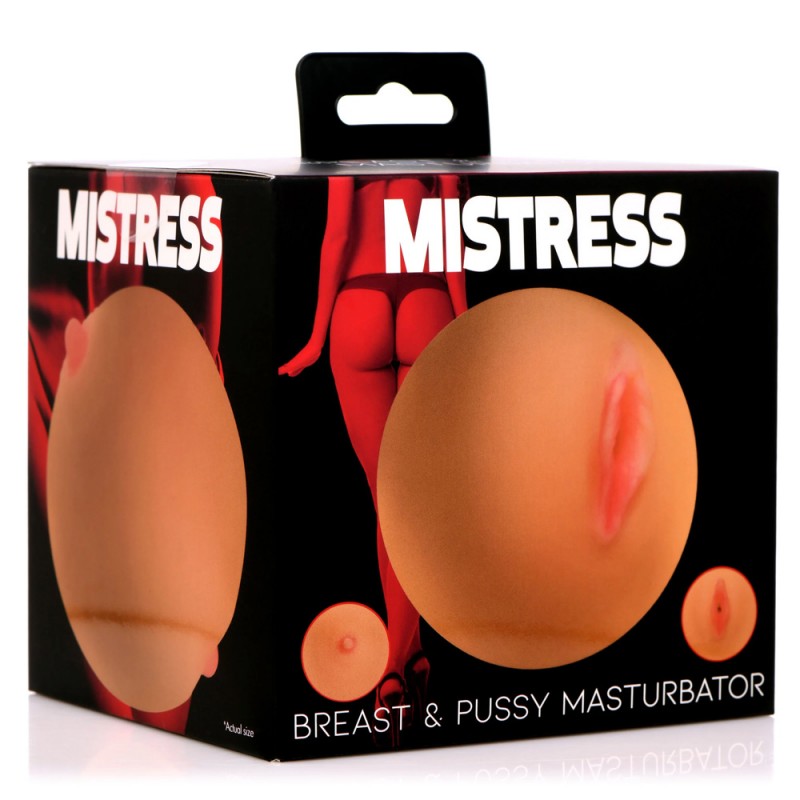 Curve Toys Pussy and Breast Masturbator Medium 5