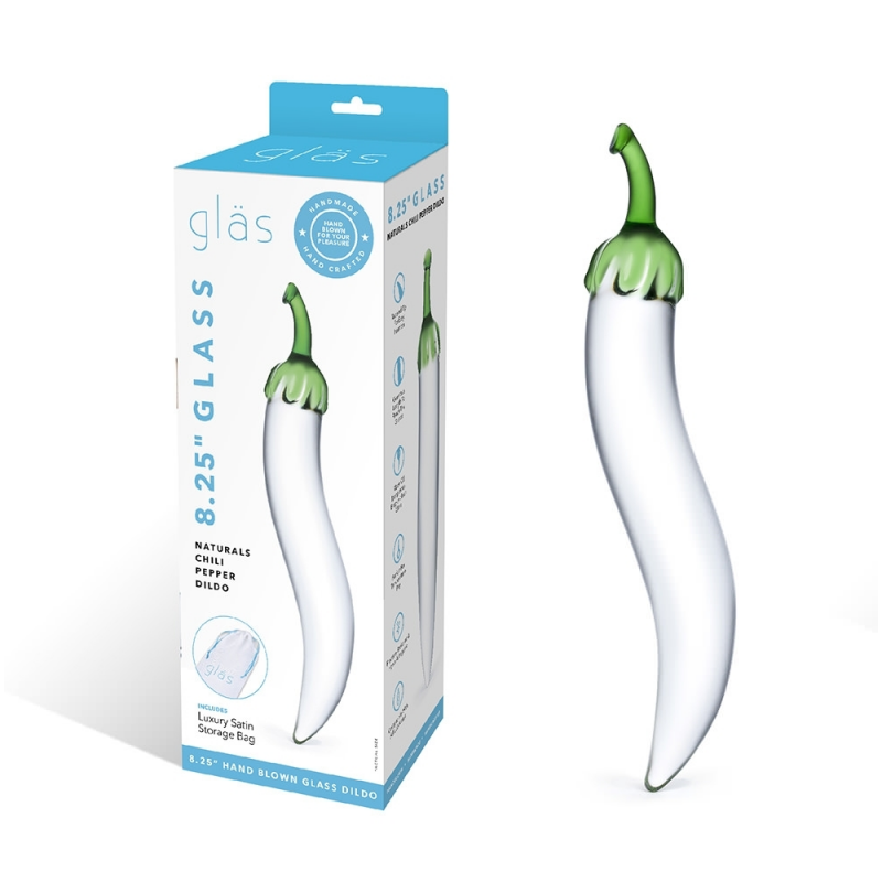 Gläs Glass Naturals Chili Pepper Dildo 6