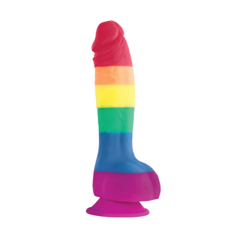 Colours Pride Edition 8 inch Dong w/Suction Cup