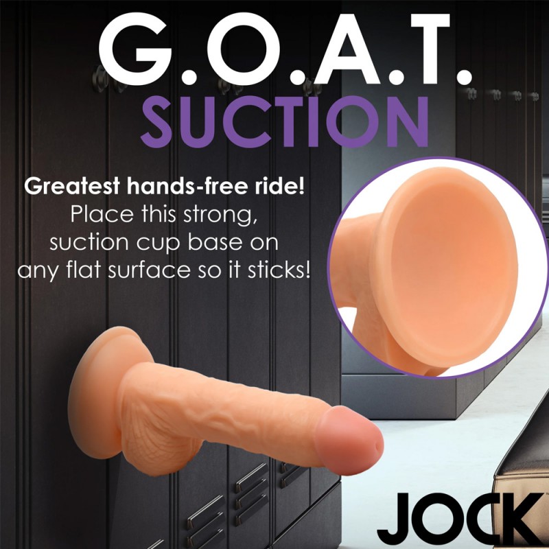 JOCK Wrestling Wayne 7" Dildo W/ Balls Light