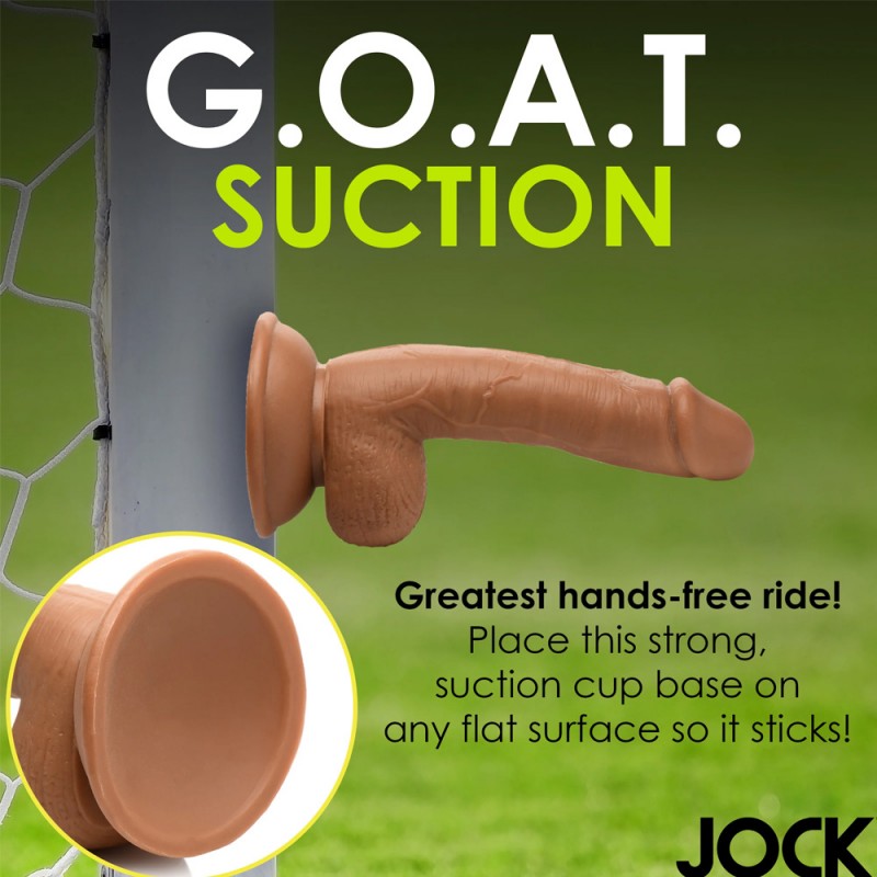 JOCK Soccer Sam 7" Dildo W/ Balls Medium