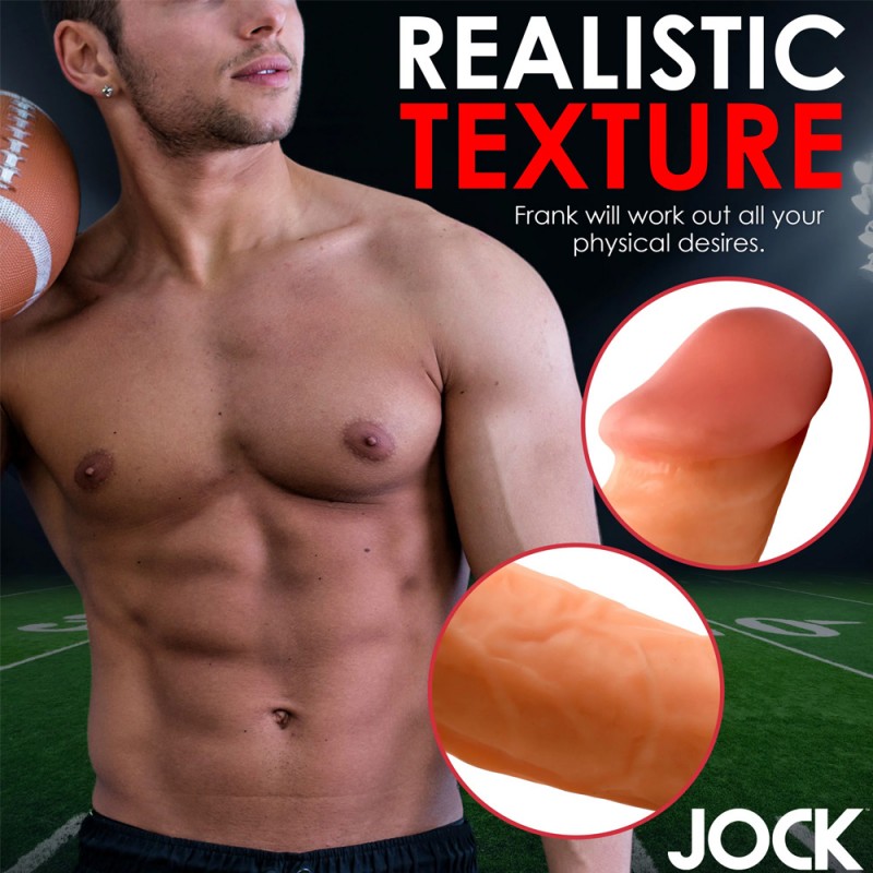 JOCK Football Frank 6.75" Dildo W/ Balls Light