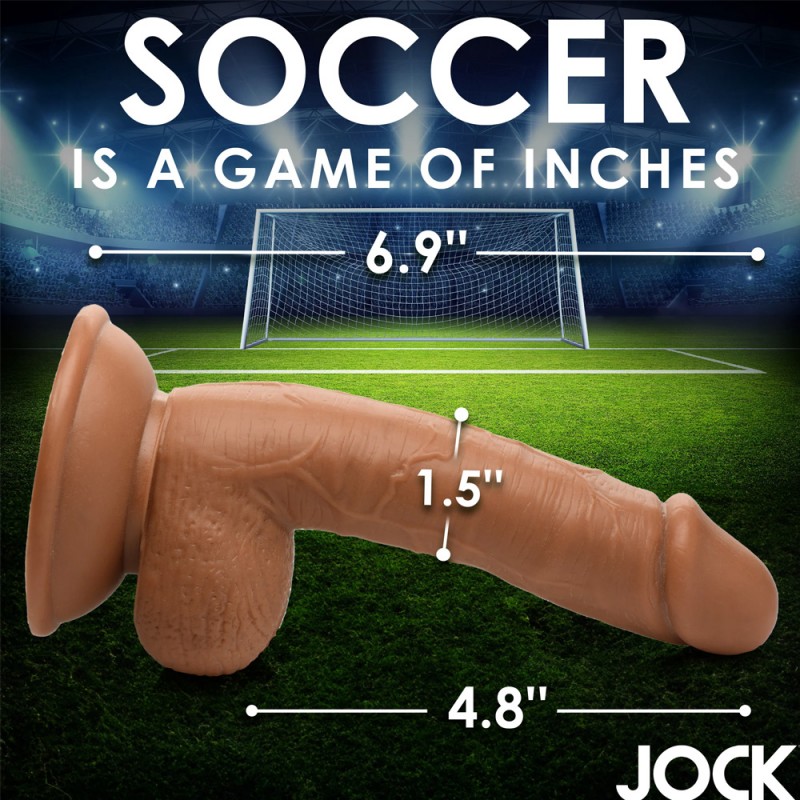 JOCK Soccer Sam 7" Dildo W/ Balls Medium