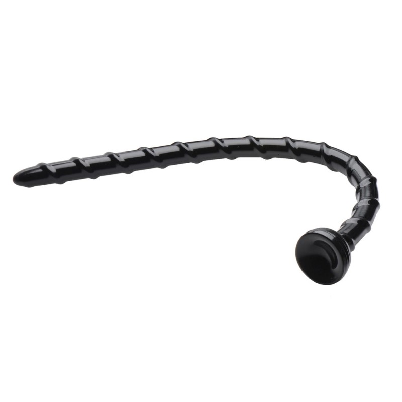 XR Brands - Hosed 18 Inch Swirl Dildo Thin Anal Snake