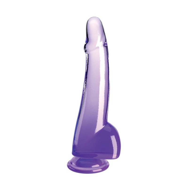 King Cock Clear 10" Cock with Balls