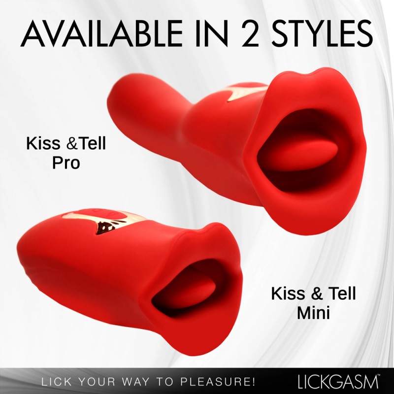 Lickgasm Kiss & Tell Mini Kissing & Vibrating Clitoral Stimulator