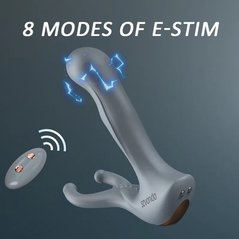 LOCKINK Sevanda E-stim and Vibration Prostate Massager with Remote Control6
