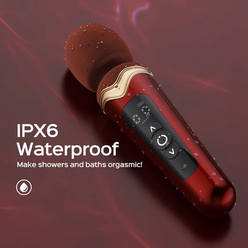 Luxury Liquid Silicone Wand Massager With Heating Mode5