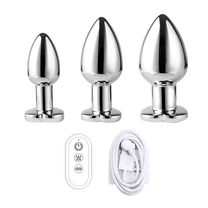 Vibrating Pleaseure Butt Plug with Remote Control