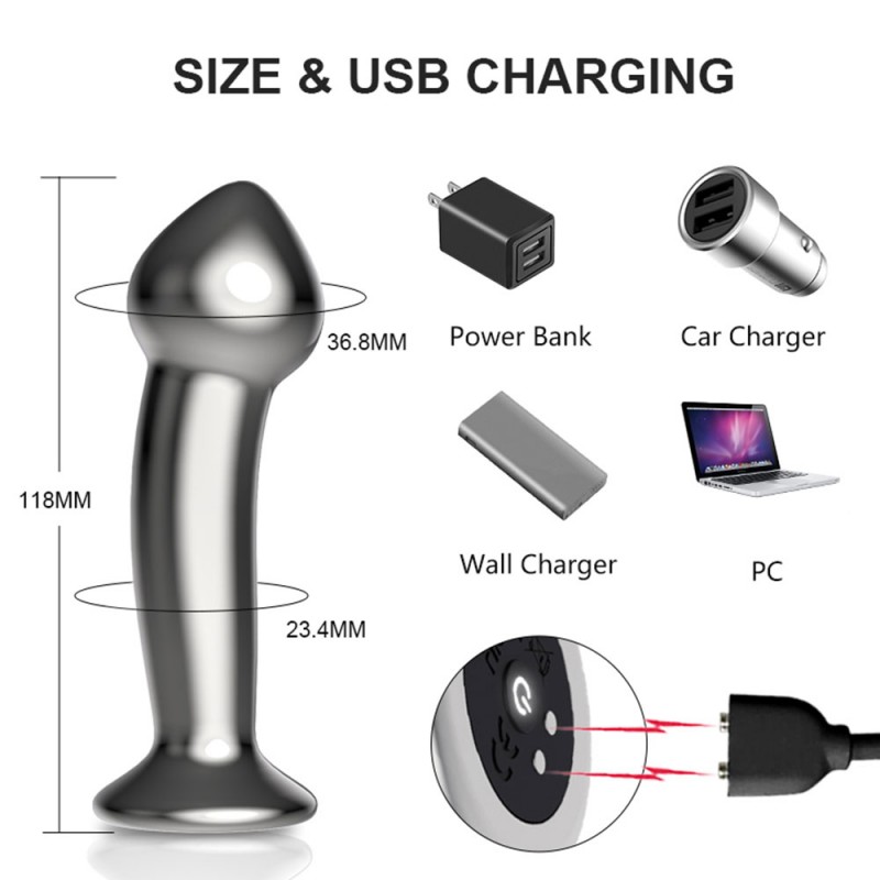 Vibrating Anal Plug with Remote Control4