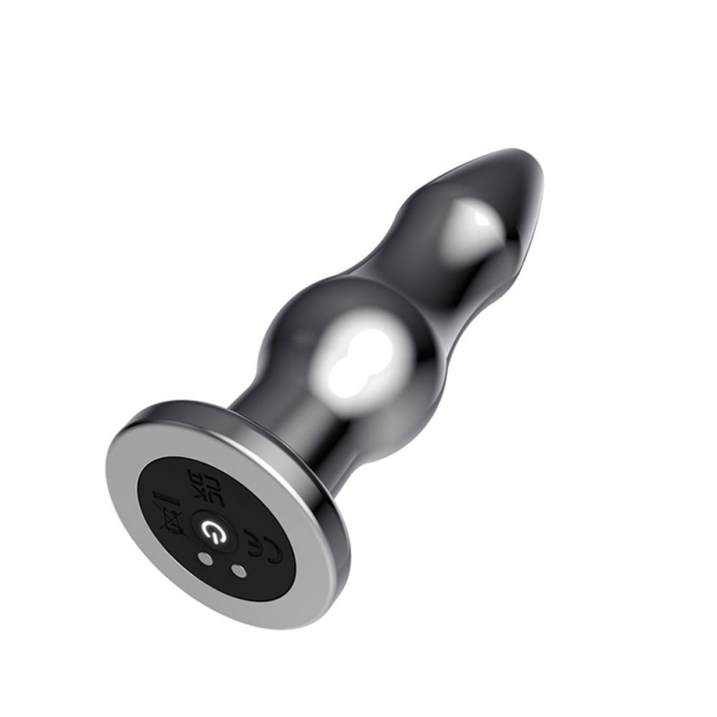 Metal Vibrating Anal Plug Magnetic Rechargeable1