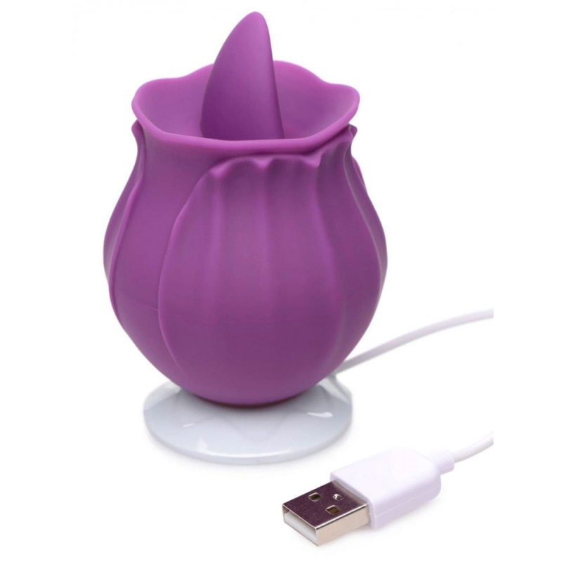 Bloomgasm Wild Violet Licking Silicone Stimulator 5