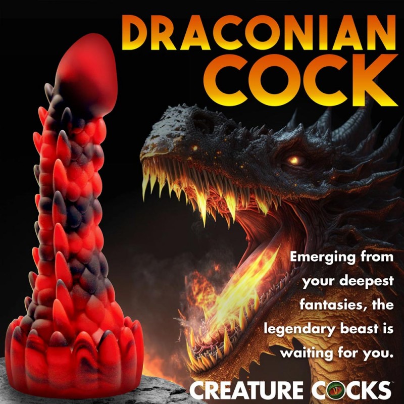 Creature Cocks Demon Rising Scaly Dragon Dildo 4