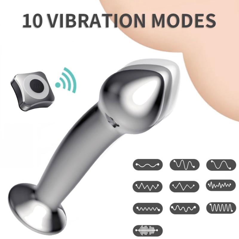 Vibrating Anal Plug with Remote Control1